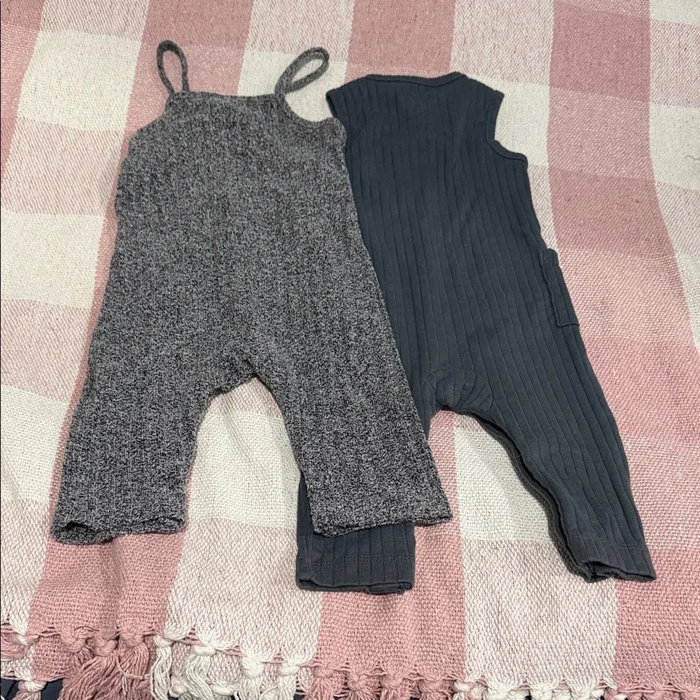 Carters charcoal romper